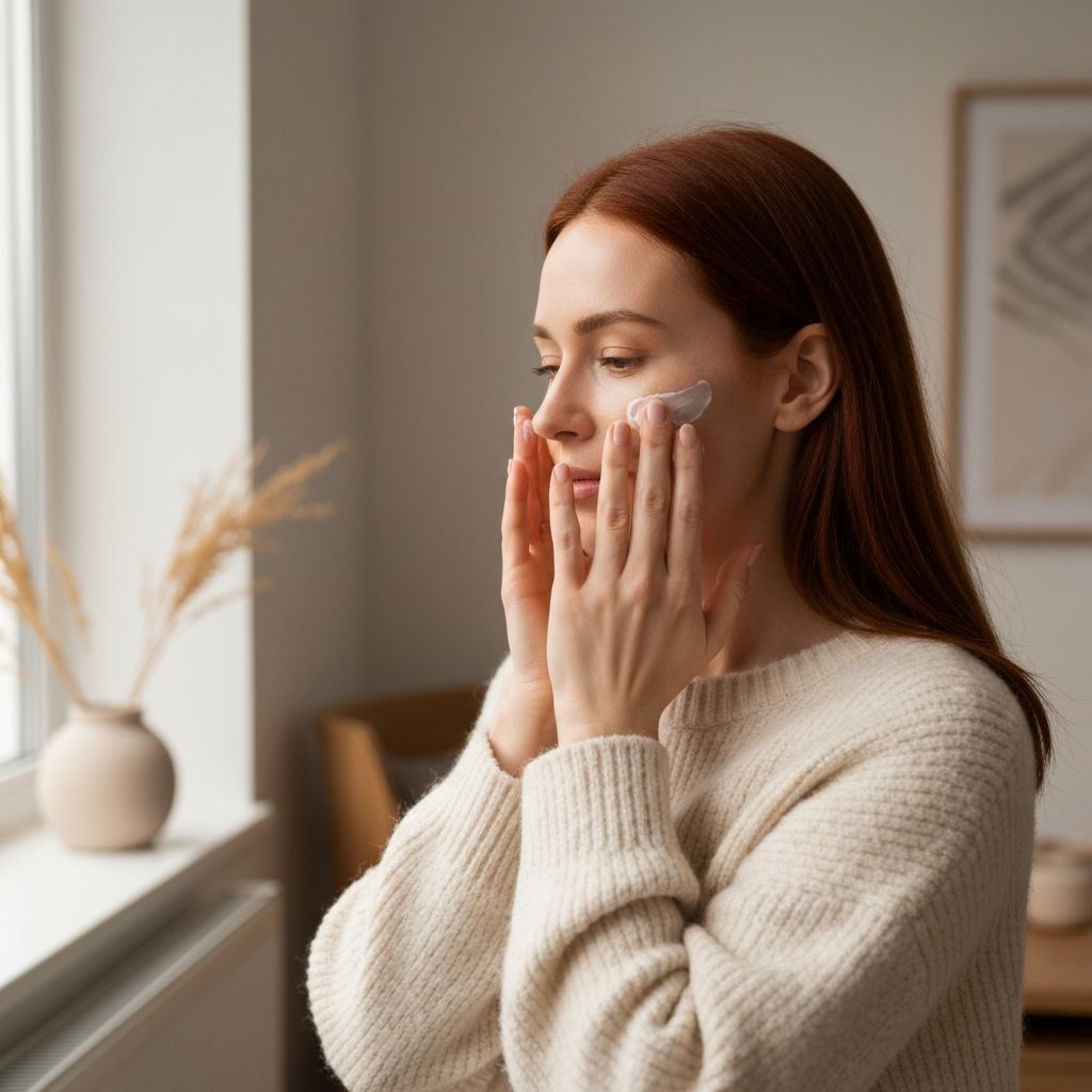 Tägliche Hautpflegeroutine